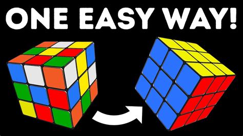 This is a super simple Rubik's Cube tutorial, where you don't need to learn move notation or long algorithms. With some practice, you should be able to ...